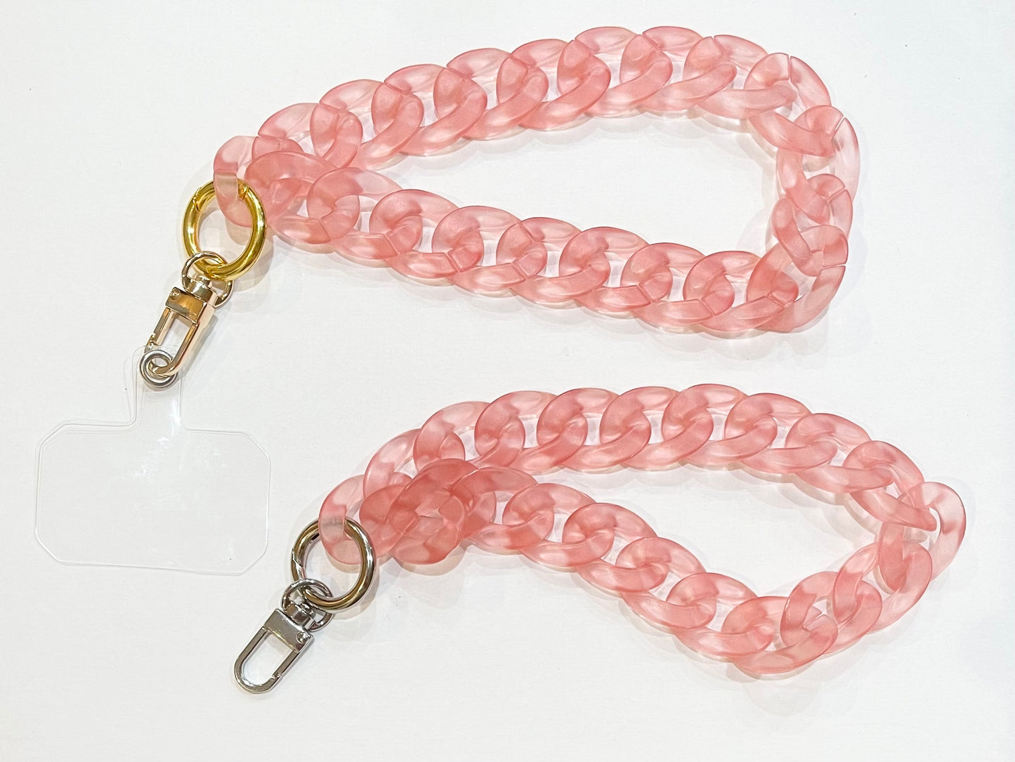 Rose Translucent Wristlet